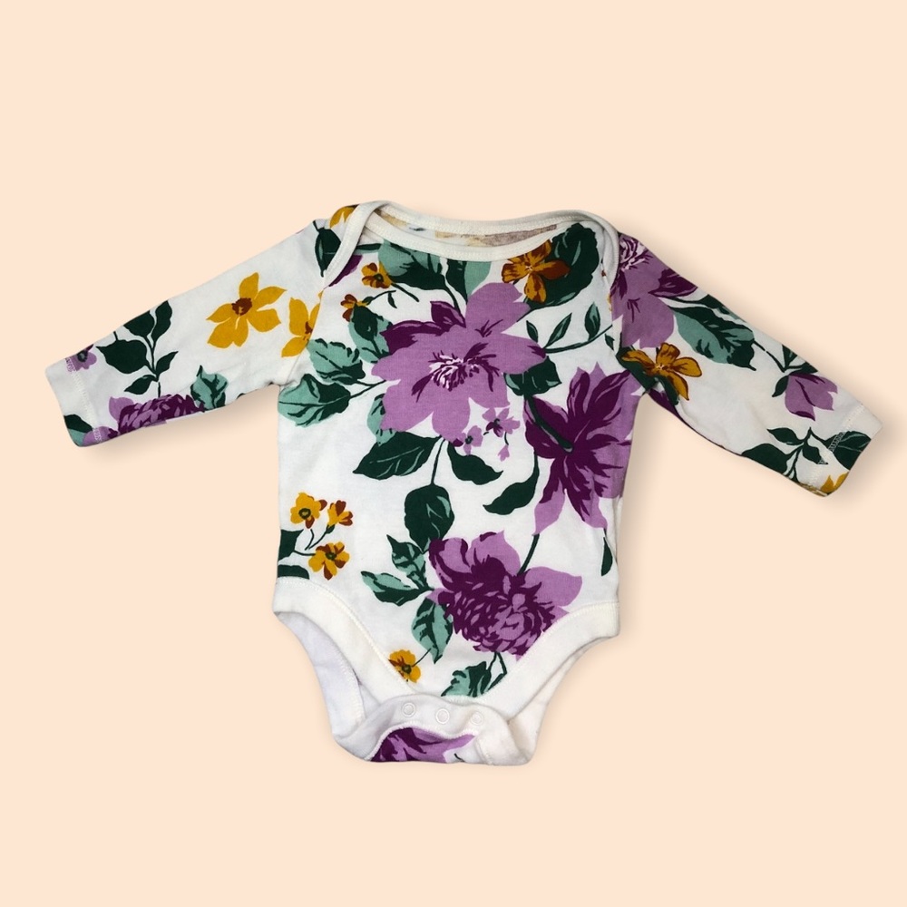 Floral onesie. 3/$14